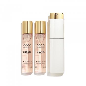 CHANEL Coco mademoiselle Toaletní voda v otočném rozprašovači - EAU DE TOILETTE 3X20ML 3 x 20 ml