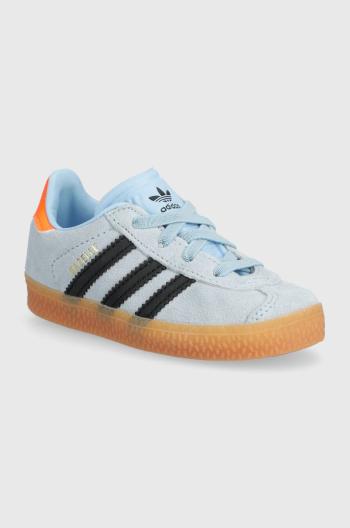 Dětské semišové sneakers boty adidas Originals GAZELLE CF EL IH2780