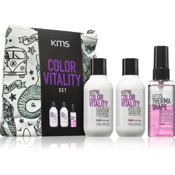 KMS Color Vitality Set cestovní sada pro barvené vlasy