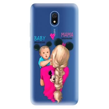 Odolné silikonové pouzdro iSaprio - Mama Mouse Blonde and Boy - Xiaomi Redmi 8A