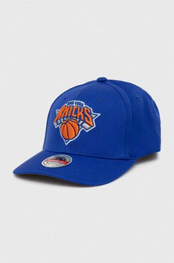 Čepice s vlněnou směsí Mitchell&Ness New York Knicks s aplikací