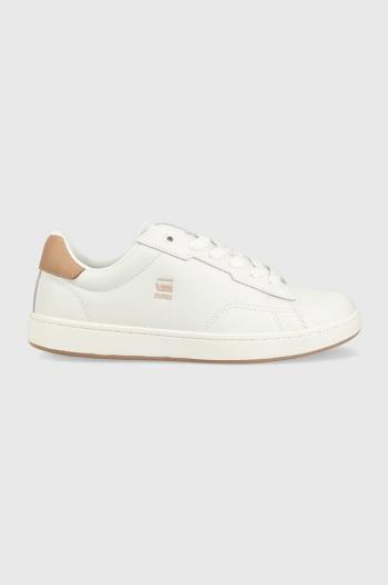 Kožené sneakers boty G-Star Raw Cadet Pop bílá barva, 2211002518.WHT.LPNK