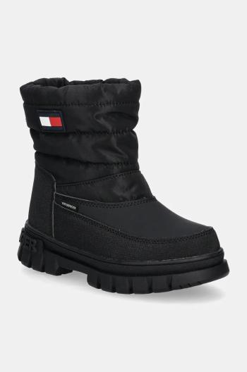 Dětské sněhule Tommy Hilfiger černá barva, T3X5-33715