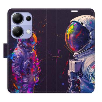 Flipové pouzdro iSaprio - Neon Astronaut 02 - Xiaomi Redmi Note 13 Pro