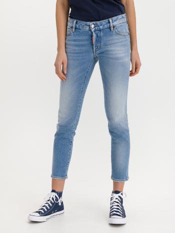 DSQUARED2 Jennifer Cropped Farmernadrág Kék