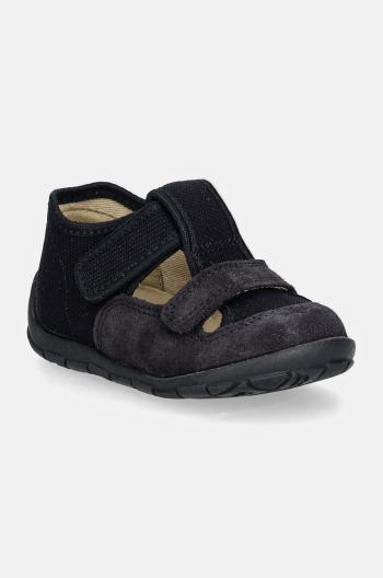 Dětské papuče Froddo CLASSIC SLIPPERS tmavomodrá barva, G1700400