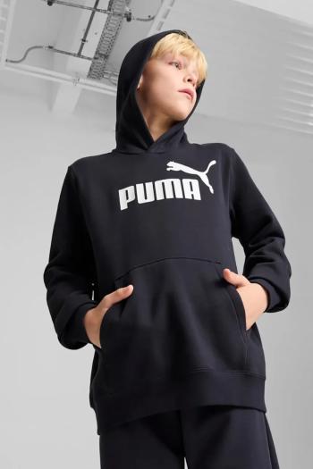 Puma gyerek felső ESS No. 1 Logo Hoodie FL B sötétkék, nyomott mintás, kapucnis, 684908