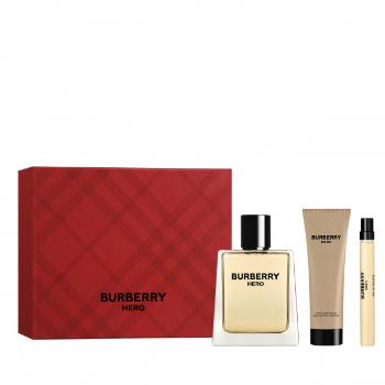 Burberry Hero dárková sada (toaletní voda 100 ml + sprchový gel 75 ml + cestovní sprej 10 ml)