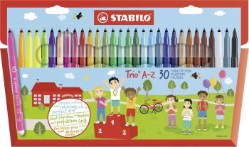 Filctoll STABILO Trio A-Z 30 db tok