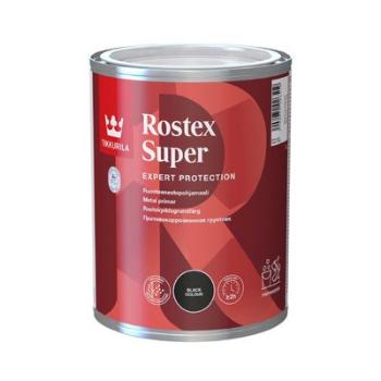 Rostex super - základná antikorózna farba na oceľ, pozink, hliník 1 l cervena