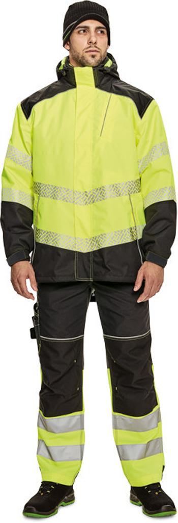 KNOXFIELD PROFI HV bunda žltá 5XL