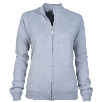 GREGNORMAN MERINO (50:50) LINED FULL-ZIP Dámský svetr, šedá, velikost