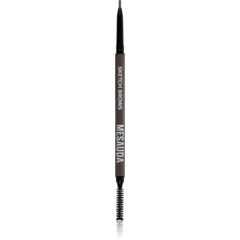 Mesauda Milano Sketch Brows automatická tužka na obočí s kartáčkem odstín 102 Brunette 0,09 g