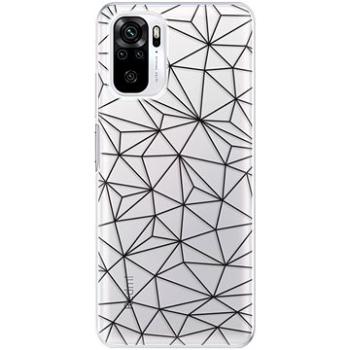 iSaprio Abstract Triangles 03 - black pro Xiaomi Redmi Note 10 / Note 10S (trian03b-TPU3-RmiN10s)