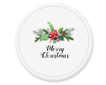 Placka magnet Merry Christmas