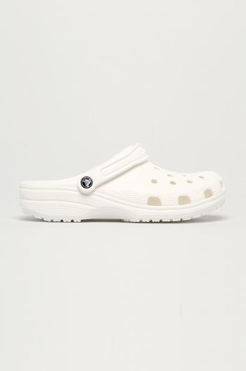 Pantofle Crocs Classic pánské, bílá barva, 10001