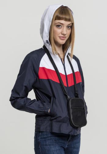 Urban Classics Ladies 3-Tone Windbreaker navy/white/fire red - S