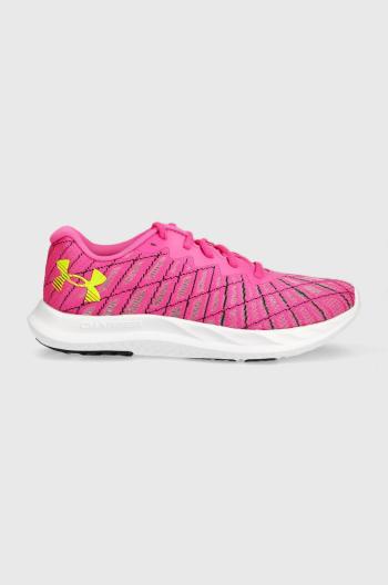 Běžecké boty Under Armour Charged Breeze 2 růžová barva