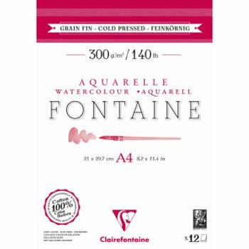 Akvarelový blok Fontaine A4 300g – cold pressed