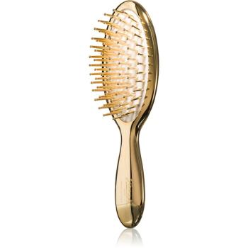 Janeke Gold Line Air-Cushioned Brush with Gold Pins plochý kartáč 17,3 x 5 cm 1 ks