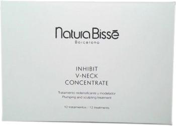 Natura Bissé Zpevňující koncentrát v ampulích pro péči o pokožku krku a dekoltu Inhibit (V-Neck Concentrate) 12 x 4 ml