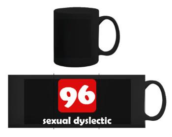 Černý hrnek Sexual dislectic