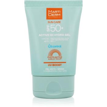 MartiDerm Sun Care Active D Hydra Gel napozó géles krém az arcra 50 ml