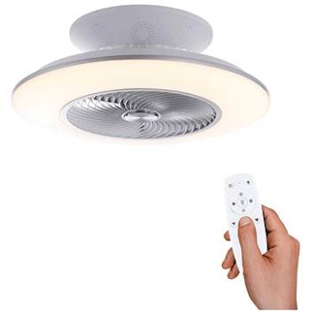 Leuchten Direkt 14445-55 - LED Stmívatelné stropní svítidlo s ventilátorem LEONARD LED/32W/230V + dá (124329)