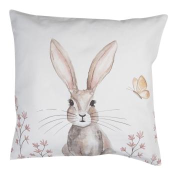 Povlak na polštář s velikonočním motivem králíka Rustic Easter Bunny - 40*40 cm REB21