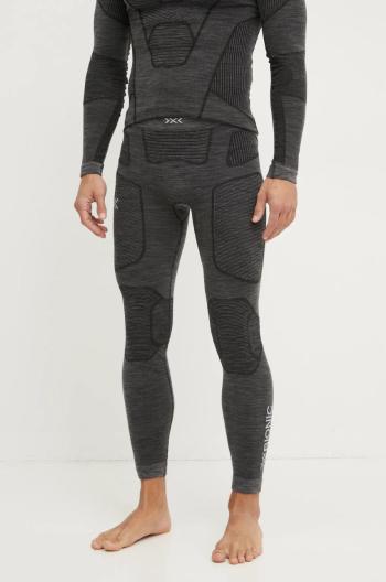 Funkční legíny X-Bionic Symbio Merino šedá barva, YPP2W24M