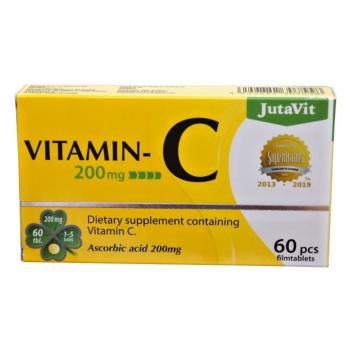 JUTAVIT Vitamín C 200 mg 60 tabliet