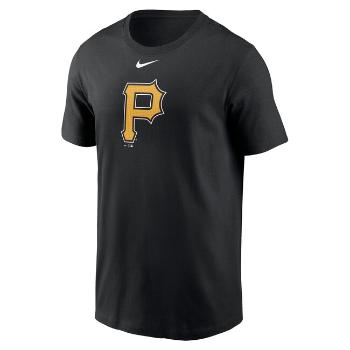 Nike T-shirt Men's Fuse Large Logo Cotton Tee Pittsburgh Pirates black - M