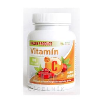 GOLDEN PRODUCT Vitamín C 500 mg + B3 + D3 + šípky