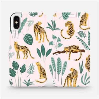 Flip pouzdro na mobil Apple iPhone X - MP07S Leopardi (5903516781638)