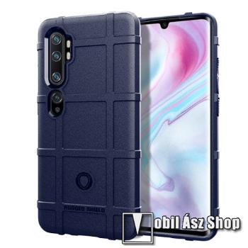 OTT! RUGGED SHIELD szilikon védő tok / hátlap - matt, ERŐS VÉDELEM - SÖTÉTKÉK - Xiaomi Mi Note 10 / Xiaomi Mi Note 10 Pro / Xiaomi Mi CC9 Pro