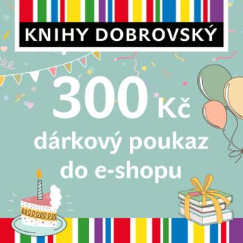 Narozeninová e-shopová dárková poukázka 300 Kč