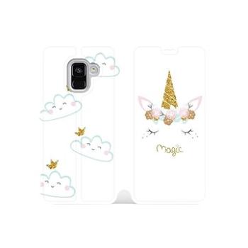 Flipové pouzdro na mobil Samsung Galaxy A8 2018 - MH01P Jednorožec magic (5903226727278)