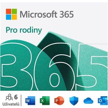 Microsoft 365 pro rodiny (elektronická licence) (6GQ-00092)