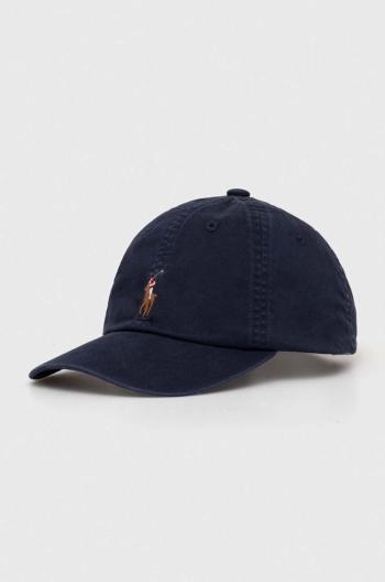 Kšiltovka Polo Ralph Lauren tmavomodrá barva, hladká