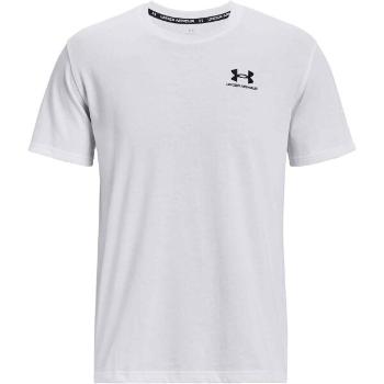 Under Armour LOGO EMB HEAVYWEIGHT Pánské tričko, bílá, velikost