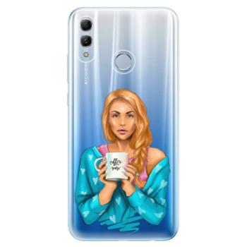 Odolné silikonové pouzdro iSaprio - Coffe Now - Redhead - Huawei Honor 10 Lite