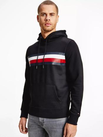 Tommy Hilfiger pánská černá mikina - XL (BDS)