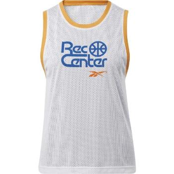 Reebok WOR MESH JERSEY Dámské tílko, bílá, velikost