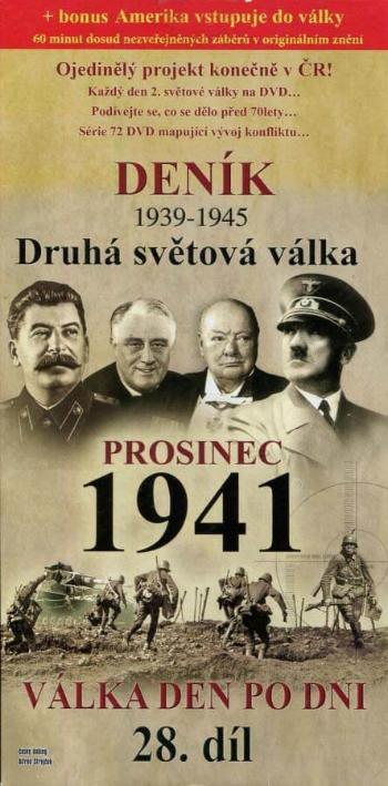 Deník 2. světové války (28. díl) - prosinec 1941 (DVD) (papírový obal)