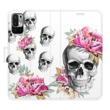 Flipové pouzdro iSaprio - Crazy Skull - Xiaomi Redmi Note 10 5G