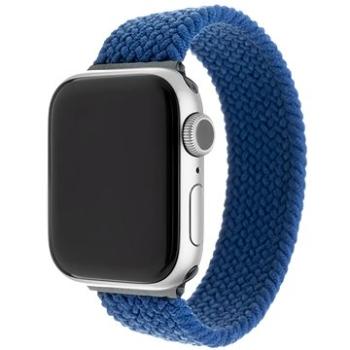 FIXED Elastic Nylon Strap pro Apple Watch 42/44/45/Ultra 49mm velikost XL modrý (FIXENST-434-XL-BL)