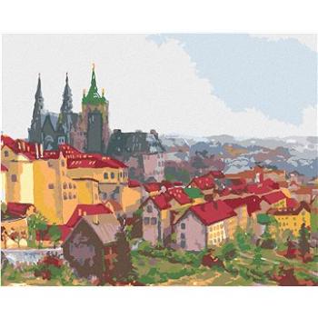 Diamondi - Diamantové malování - PRAŽSKÝ HRAD, 40x50 cm, Vypnuté plátno na rám (606015B)