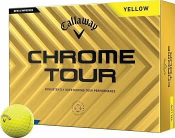 Callaway Chrome Tour Yellow Basic Golfové míčky