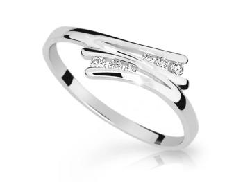 Cutie Jewellery Slušivý zlatý prsten se zirkony Z6711-1950-10-X-2 51 mm