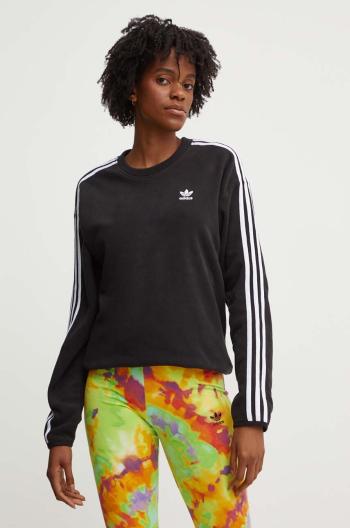 Fleecová mikina adidas Originals černá barva, IY7271